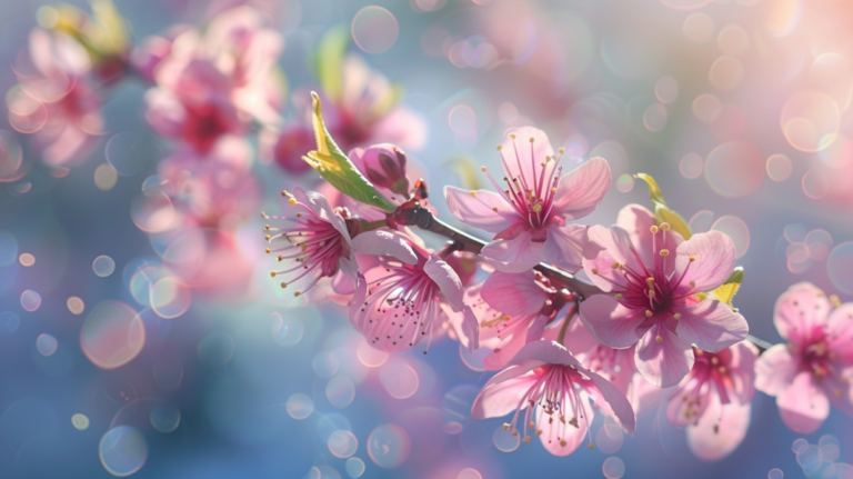 Peach Tree Flowers