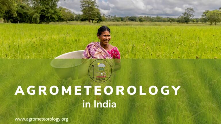 Agrometeorology in India